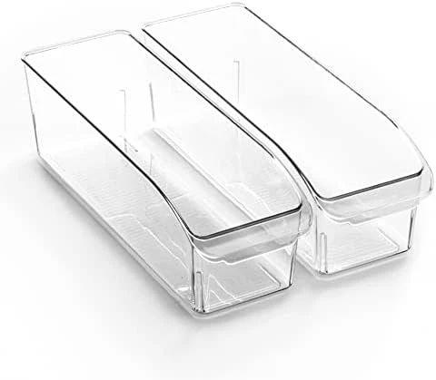 | Plastic Storage Bins, X-Large | THE CURVE COLLECTION | Multi-Use Organizer Bins | Built-In Handle | BPA-Free | Pantry Organization | Home Organization | Fridge Organizer | Freezer Organizer 9 | Plastic Storage Bins, X-Large | THE CURVE COLLECTION | Multi-Use Organizer Bins | Built-In Handle | BPA-Free | Pantry Organization | Home Organization | Fridge Organizer | Freezer Organizer - Image 9