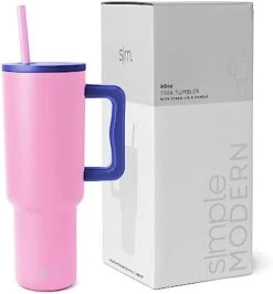 Simple Modern 40 Oz Tumbler With Handle And Straw Lid | Insulated Cup Reusable Stainless Steel Water Bottle Travel Mug Cupholder Friendly | Gifts For Women Him Her | Trek Collection | Raspberry Vibes -Brabantia Shop 31cbhMNoKQL. AC