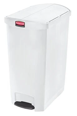 Rubbermaid Commercial Products - 1883566 Streamline Slim Step-On Plastic Trash Garbage Can, 13 Gallon, Red 24 Rubbermaid Commercial Products - 1883566 Streamline Slim Step-On Plastic Trash Garbage Can, 13 Gallon, Red -Brabantia Shop 31dUHMlguL