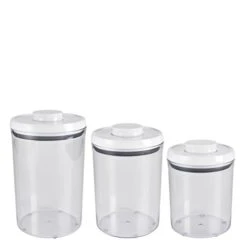 OXO Good Grips 3-Piece Airtight POP Round Canister Set 12 OXO Good Grips 3-Piece Airtight POP Round Canister Set -Brabantia Shop 31f3WVdtl5L