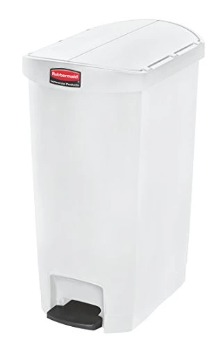 Rubbermaid Commercial Products - 1883566 Streamline Slim Step-On Plastic Trash Garbage Can, 13 Gallon, Red 9 Rubbermaid Commercial Products - 1883566 Streamline Slim Step-On Plastic Trash Garbage Can, 13 Gallon, Red - Image 9