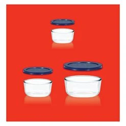 Pyrex Simply Store 6-Pc Glass Food Storage Container Set With Lid, 7-Cup, 4-Cup, & 2-Cup Round Glass Storage Containers With Lid, BPA-Free Lid, Dishwasher, Microwave And Freezer Safe 14 Pyrex Simply Store 6-Pc Glass Food Storage Container Set With Lid, 7-Cup, 4-Cup, & 2-Cup Round Glass Storage Containers With Lid, BPA-Free Lid, Dishwasher, Microwave And Freezer Safe -Brabantia Shop 31g4vwkGhGL