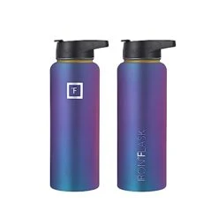 IRON °FLASK Sports Water Bottle - 40 Oz, 3 Lids (Spout Lid), Leak Proof, Vacuum Insulated Stainless Steel, Double Walled, Thermo Mug, Metal Canteen -Brabantia Shop 31i0T6q6E4L 1