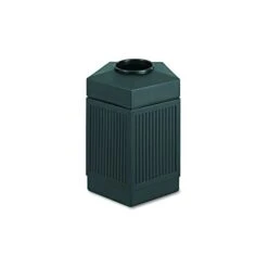 Safco Products Canmeleon Outdoor/Indoor Recessed Panel Trash/Garbage Can 9476BL; Black; Decorative Fluted Panels; 38-Gallon Capacity 25 Safco Products Canmeleon Outdoor/Indoor Recessed Panel Trash/Garbage Can 9476BL; Black; Decorative Fluted Panels; 38-Gallon Capacity -Brabantia Shop 31j3iNtfc5L