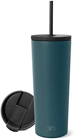 Simple Modern Insulated Tumbler With Lid And Straw | Iced Coffee Cup Reusable Stainless Steel Water Bottle Travel Mug | Gifts For Women Men Her Him | Classic Collection | 24oz | Rose Gold 11 Simple Modern Insulated Tumbler With Lid And Straw | Iced Coffee Cup Reusable Stainless Steel Water Bottle Travel Mug | Gifts For Women Men Her Him | Classic Collection | 24oz | Rose Gold - Image 11