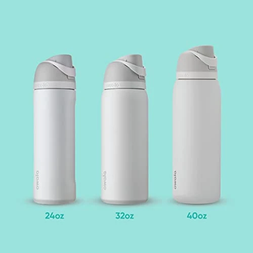 Owala FreeSip Insulated Stainless Steel Water Bottle With Straw For Sports And Travel, BPA-Free, 24-oz, Very, Very Dark 5 Owala FreeSip Insulated Stainless Steel Water Bottle With Straw For Sports And Travel, BPA-Free, 24-oz, Very, Very Dark - Image 5