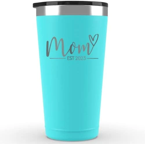 New Mom Gifts For Women - Mom Est. 2023, Mom Tumbler Seaside 16 Oz - Sentimental Gifts For Mom - First Mothers Day Gifts - New Mom Gifts For Women After Birth - Pregnancy Gifts For First Time Moms 7 New Mom Gifts For Women - Mom Est. 2023, Mom Tumbler Seaside 16 Oz - Sentimental Gifts For Mom - First Mothers Day Gifts - New Mom Gifts For Women After Birth - Pregnancy Gifts For First Time Moms - Image 7