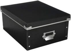 Nakabayashi FBB-S-BK Storage Box, Stock Box With Lid, Small, Black -Brabantia Shop 31nRBzJWTCL. AC