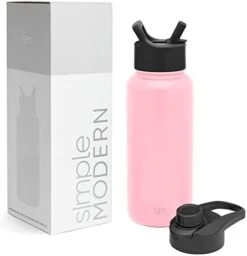 Simple Modern Water Bottle With Straw And Chug Lid Vacuum Insulated Stainless Steel Metal Thermos Bottles | Reusable Leak Proof BPA-Free Flask For Sports, Gym | Summit Collection | 32oz, Winter White 26 Simple Modern Water Bottle With Straw And Chug Lid Vacuum Insulated Stainless Steel Metal Thermos Bottles | Reusable Leak Proof BPA-Free Flask For Sports, Gym | Summit Collection | 32oz, Winter White -Brabantia Shop 31nttO3F2GL. AC