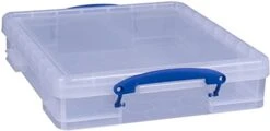 Really Useful Plastic Storage Box 7 Litre Clear,40Lx35Wx8.5D CM 7 Really Useful Plastic Storage Box 7 Litre Clear,40Lx35Wx8.5D CM -Brabantia Shop 31p4nyueYqS