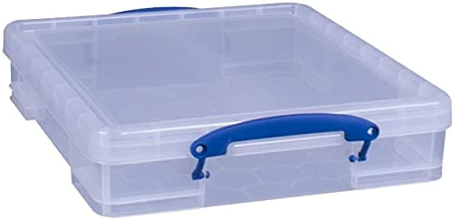 Really Useful Plastic Storage Box 7 Litre Clear,40Lx35Wx8.5D CM 4 Really Useful Plastic Storage Box 7 Litre Clear,40Lx35Wx8.5D CM - Image 4