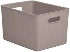 Tatay Storage Box Baobab, 22L Capacity, Polypropylene, BPA Free, Mist Blue Measures 29.4 X 38.5 X 23 Cm -Brabantia Shop 31pvhqmerPL. AC