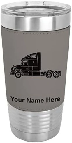 LaserGram 20oz Vacuum Insulated Tumbler Mug, Truck Cab, Personalized Engraving Included (Faux Leather, Gray) 25 LaserGram 20oz Vacuum Insulated Tumbler Mug, Truck Cab, Personalized Engraving Included (Faux Leather, Gray) -Brabantia Shop 31r2bISKhnL. AC