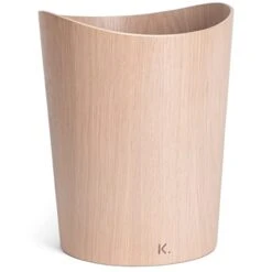 Kazai. Real Wood Waste Paper Bin Börje | Modern Wooden Paper Basket For Office, Kids' Room, Bedroom And More | 9 Liters | Birch -Brabantia Shop 31tbZMYz4VL