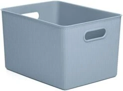 Tatay Storage Box Baobab, 22L Capacity, Polypropylene, BPA Free, Mist Blue Measures 29.4 X 38.5 X 23 Cm -Brabantia Shop 31u2mz2ypbL. AC