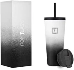 IRON °FLASK Tumbler - Airtight Leak-Proof, Durable Stainless Steel Bottle - Double Walled, Drinking Cup, Hot & Cold Insulated Thermo Tumblers - Coffee & Water Travel Mug, 32 Ounces -Brabantia Shop 31xV8q81EL. AC