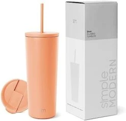 Simple Modern Insulated Tumbler With Lid And Straw | Iced Coffee Cup Reusable Stainless Steel Water Bottle Travel Mug | Gifts For Women Men Her Him | Classic Collection | 24oz | Midnight Black 28 Simple Modern Insulated Tumbler With Lid And Straw | Iced Coffee Cup Reusable Stainless Steel Water Bottle Travel Mug | Gifts For Women Men Her Him | Classic Collection | 24oz | Midnight Black -Brabantia Shop 31xzx8kxZcL. AC