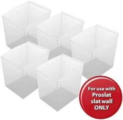 Proslat 3210 Probin Storage Bin Designed For PVC Slatwall, Small, 10-Pack -Brabantia Shop 41 DmHBGrbL. AC