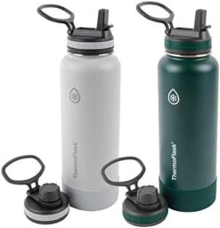 ThermoFlask Double Wall Vacuum Insulated Stainless Steel Kids Water Bottle With Straw Lid, 14 Ounce, 2-pack, Punch/Eggplant -Brabantia Shop 410jSOnQXYL. AC