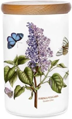 Portmeirion Botanic Garden Small Airtight Canister | 5.5 Inch Storage Container With Fuchsia Motif | Made In England From Fine Earthenware | Dishwasher Safe -Brabantia Shop 411T2n5MKvL. AC