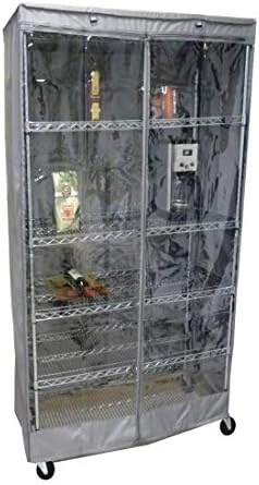 Storage Shelving Unit Cover, Fits Racks 48" Wx18 Dx72 H One Side See Through Panel (Cover Only) 9 Storage Shelving Unit Cover, Fits Racks 48" Wx18 Dx72 H One Side See Through Panel (Cover Only) - Image 9