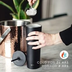 Simple Modern Insulated Tumbler With Lid And Straw | Iced Coffee Cup Reusable Stainless Steel Water Bottle Travel Mug | Gifts For Women Men Her Him | Classic Collection | 24oz | Rose Gold 18 Simple Modern Insulated Tumbler With Lid And Straw | Iced Coffee Cup Reusable Stainless Steel Water Bottle Travel Mug | Gifts For Women Men Her Him | Classic Collection | 24oz | Rose Gold -Brabantia Shop 412LVbCjbDL