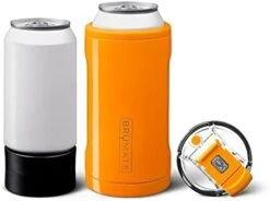 BrüMate Hopsulator Trio 3-in-1 Insulated Can Cooler For 12oz / 16oz Cans + 100% Leak Proof Tumbler With Lid | Can Coozie Insulated For Beer, Soda, And Energy Drinks (Matte Gray) -Brabantia Shop 412qo6xO7oL. AC
