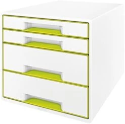 Leitz 52142036 A4"Wow" Cube 5 Drawers Filling Unit - White/Blue -Brabantia Shop 412qzfyQMvL. AC