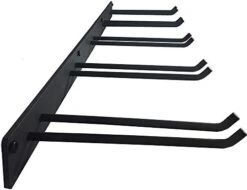 FRMSAET Wall Mount Rack Hook Space Saver Garden Tool Organizer Garage Storage System Super Heavy Duty Steel Holder Hanger - Screws And Anchors Included (Black) -Brabantia Shop 412ulWEEFAL. AC