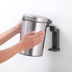 Brabantia NewIcon Wall Mounted Bin, Platinum, 3 Litre -Brabantia Shop 413w0fOPiQL