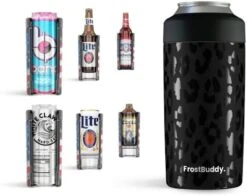Frost Buddy Universal Can Cooler - Fits All - Stainless Steel Can Cooler For 12 Oz & 16 Oz Regular Or Slim Cans & Bottles - Stainless Steel (Camo Flag) -Brabantia Shop 414qHtpPDXL. AC