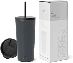 Simple Modern Insulated Tumbler With Lid And Straw | Iced Coffee Cup Reusable Stainless Steel Water Bottle Travel Mug | Gifts For Women Men Her Him | Classic Collection | 20oz | Sweet Taffy 23 Simple Modern Insulated Tumbler With Lid And Straw | Iced Coffee Cup Reusable Stainless Steel Water Bottle Travel Mug | Gifts For Women Men Her Him | Classic Collection | 20oz | Sweet Taffy -Brabantia Shop 415WCwXxXqL. AC