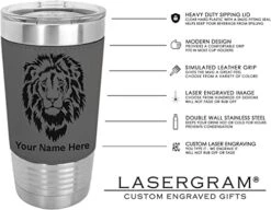 LaserGram 20oz Vacuum Insulated Tumbler Mug, Truck Cab, Personalized Engraving Included (Faux Leather, Gray) 20 LaserGram 20oz Vacuum Insulated Tumbler Mug, Truck Cab, Personalized Engraving Included (Faux Leather, Gray) -Brabantia Shop 416OdzZ5etL