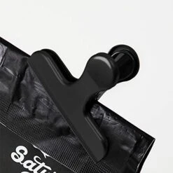 Chip Bag Clips Large Black Stainless Steel Air Tight Bag Clip Perfect For Kitchen &Office (Black) -Brabantia Shop 416Zfn2zhWL