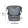 OXO Good Grips Easy-Clean Compost Bin, Charcoal - 0.75 GAL