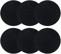 6 Pack Charcoal Filters For Kitchen Compost Bins - Thickening Compost Bin Filters Activated Carbon Filters For Kitchen Compost Bin Filters Replacement, 0.4" Thickness -Brabantia Shop 417lJPlVsL. AC