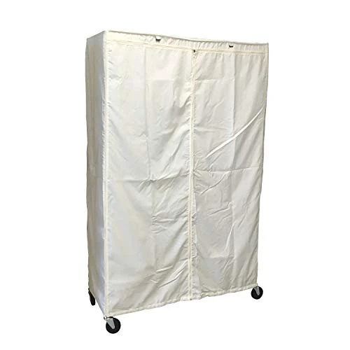 Formosa Covers Storage Shelving Unit Cover, Fits Racks 48" Wx18 Dx72 H (Cover Only Off White Color) 1 Formosa Covers Storage Shelving Unit Cover, Fits Racks 48" Wx18 Dx72 H (Cover Only Off White Color)
