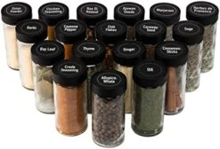3” Glass Spice Jars 3 Fluid Ounces- 18 Pack -Brabantia Shop 4189JUj4YIL. AC