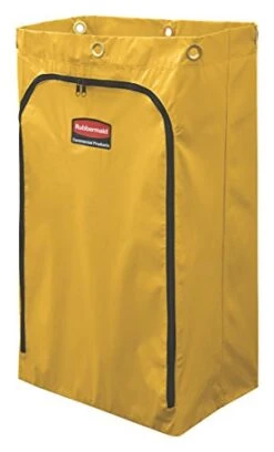 Rubbermaid Commercial Products High-Capacity Cleaning/Utility Cart Bag, 34-Gallon, Blue, Compatible With Rubbermaid Cleaning Carts -Brabantia Shop 418P1XrBlhL