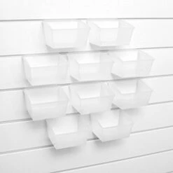 Proslat 3210 Probin Storage Bin Designed For PVC Slatwall, Small, 10-Pack -Brabantia Shop 418TNCyytoL