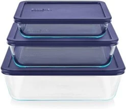 Pyrex Simply Store 6-Pc Glass Food Storage Container Set With Lid, 7-Cup, 4-Cup, & 2-Cup Round Glass Storage Containers With Lid, BPA-Free Lid, Dishwasher, Microwave And Freezer Safe 19 Pyrex Simply Store 6-Pc Glass Food Storage Container Set With Lid, 7-Cup, 4-Cup, & 2-Cup Round Glass Storage Containers With Lid, BPA-Free Lid, Dishwasher, Microwave And Freezer Safe -Brabantia Shop 418gR8c8HpL. AC
