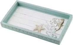 Avanti Linens - Waste Basket, Decorative Trash Can For Home Or Office, Farmhouse Chic Bathroom Accessories (Farmhouse Shell Collection) -Brabantia Shop 419 oBBL03L. AC