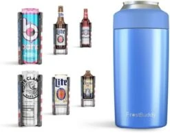 Frost Buddy Universal Can Cooler - Fits All - Stainless Steel Can Cooler For 12 Oz & 16 Oz Regular Or Slim Cans & Bottles - Stainless Steel (Camo Flag) -Brabantia Shop 41B0R4hzCeL. AC
