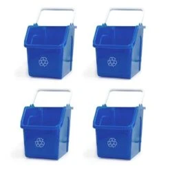Good Natured Stackable Recycle Bin With Handle, 6 Gallon / 25 Liter - Ideal For Kitchen, Home & Indoor Use - Compact & Small Recycling Bin - Perfect For Recycling Cans, Blue Recycle Bin For Easy Trash Sorting 21 Good Natured Stackable Recycle Bin With Handle, 6 Gallon / 25 Liter - Ideal For Kitchen, Home & Indoor Use - Compact & Small Recycling Bin - Perfect For Recycling Cans, Blue Recycle Bin For Easy Trash Sorting -Brabantia Shop 41Cr1TwQbJL