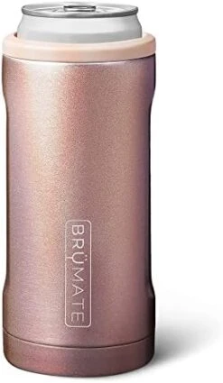 BrüMate Hopsulator Slim Can Cooler Insulated For 12oz Slim Cans | Skinny Can Coozie Insulated Stainless Steel Drink Holder For Hard Seltzer, Beer, Soda, And Energy Drinks (Glitter Mermaid) -Brabantia Shop 41EJ6jHqxOL. AC