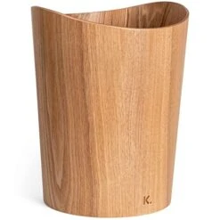Kazai. Real Wood Waste Paper Bin Börje | Modern Wooden Paper Basket For Office, Kids' Room, Bedroom And More | 9 Liters | Birch -Brabantia Shop 41EP7ddPWgL