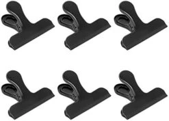 Chip Bag Clips Large Black Stainless Steel Air Tight Bag Clip Perfect For Kitchen &Office (Black) -Brabantia Shop 41G6tOf6GhL. AC