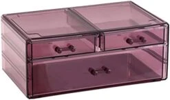 Cq Acrylic 6 Drawers Stackable Makeup Organizer Storage Drawers, Bathroom Organizers,Clear Plastic Storage Bins For Vanity,Under Sink,Kitchen Cabinets,Pantry,Home Organization And Storage -Brabantia Shop 41G9byXbIiL. AC