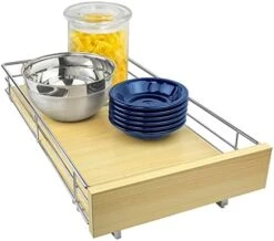 ® SELECT™ Pull Out Cabinet Organizer - Slide Out Drawers For Kitchen Cabinets - Sliding Pantry Shelves - Roll Out Shelf For Pots, Pans 14" X 21" Wood-Chrome, Lifetime Limited Warranty 20 ® SELECT™ Pull Out Cabinet Organizer - Slide Out Drawers For Kitchen Cabinets - Sliding Pantry Shelves - Roll Out Shelf For Pots, Pans 14" X 21" Wood-Chrome, Lifetime Limited Warranty -Brabantia Shop 41GDwU9nTqL. AC