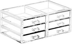 Cq Acrylic 6 Drawers Stackable Makeup Organizer Storage Drawers, Bathroom Organizers,Clear Plastic Storage Bins For Vanity,Under Sink,Kitchen Cabinets,Pantry,Home Organization And Storage -Brabantia Shop 41HY0Tsr6UL. AC